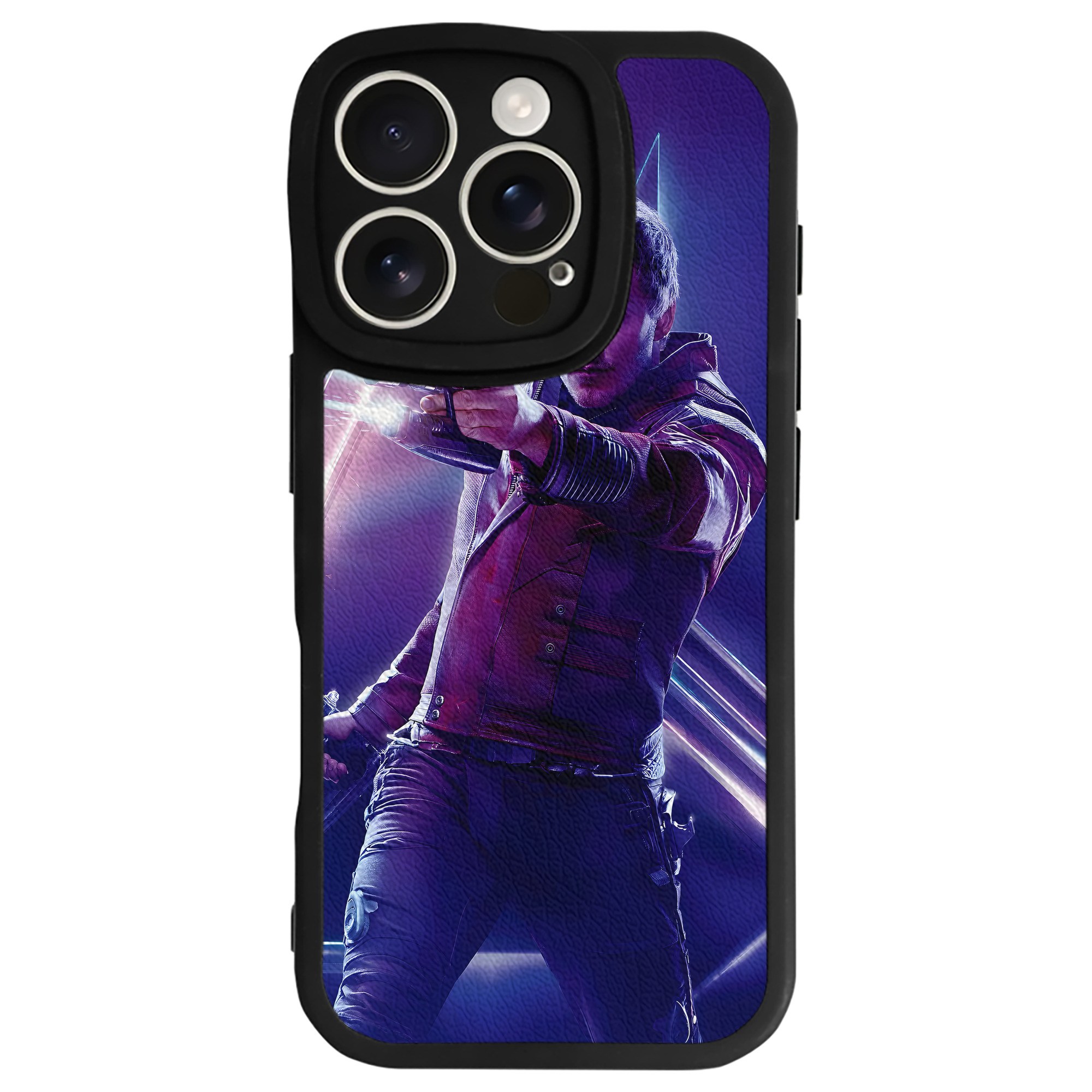 （画像用） アベンジャーズ The Avengers 【iPhone 16シリーズ対応】シリコンスマホケース（レザー調） 材質：シリコン